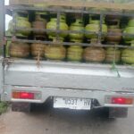 Dengan Santai Mobil Fik up Silver Plat Nomor F 8537 HV Diduga Membawa Gas  Subsidi 3 Kg Untuk Bahan Oplosan