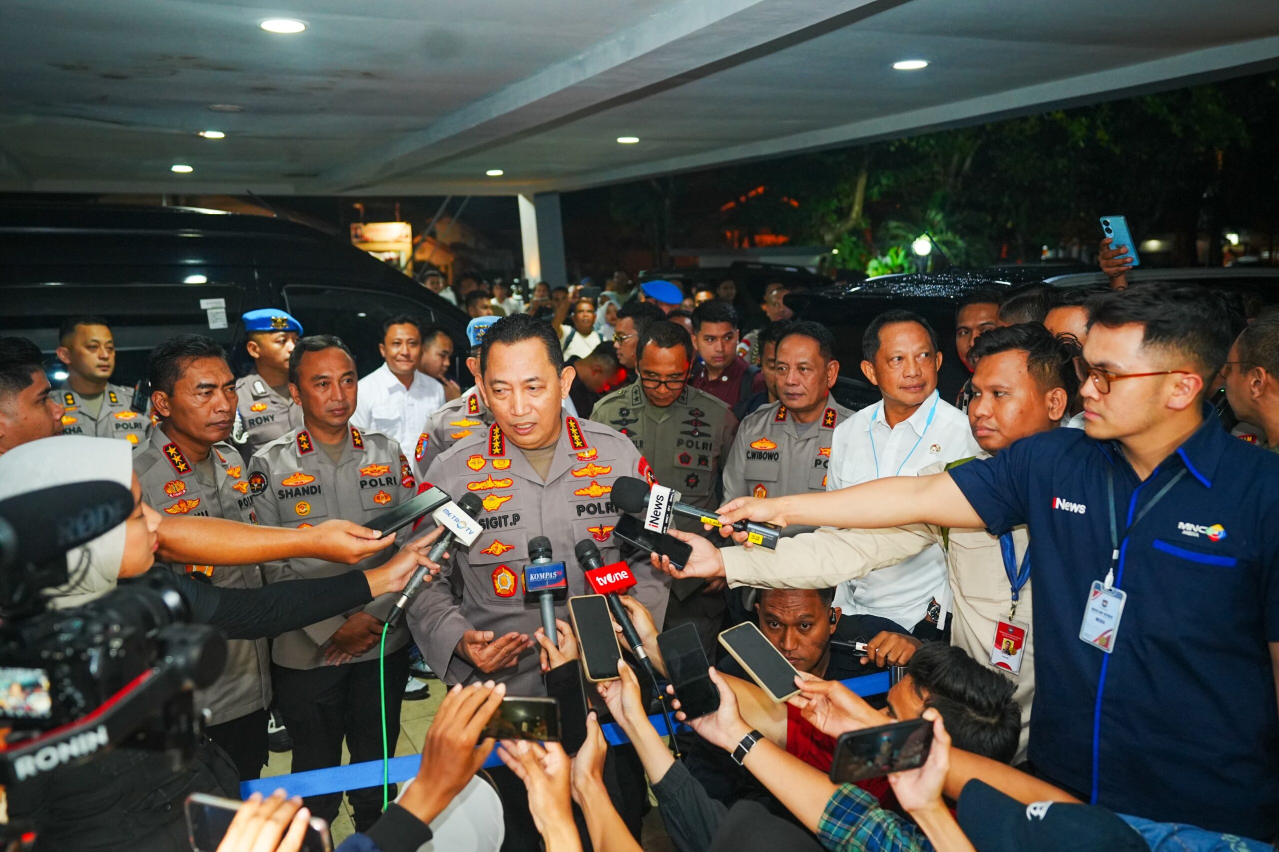 Kapolri Tegaskan TNI -POLRI Tetap Solid Usai Insiden Penyerangan Mapolres Tarakan