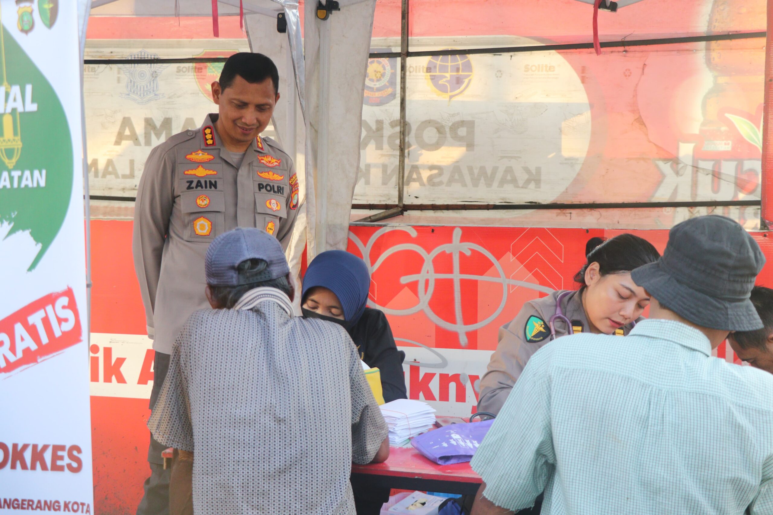 Polres Metro Tangerang Kota Gelar Bakti Sosial Presisi Pemeriksaan Kesehatan Gratis, Kapolres "Layani Masyarakat di Bulan Ramadhan
