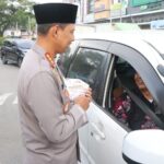 Turun Langsung ke Jalan, Kapolres Metro Tangerang Kota Sosialisasi Call Center Polri 110, Pelayanan Cepat Saat Mudik