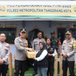 Minta Petugas Layani Pemudik Dengan Baik dan Humanis, Kapolres Cek Kesiapan Posyandu dan Pospam di Tangerang