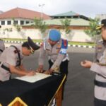 Kapolres Metro Tangerang Kota Pimpin Sertijab Kasat Samapta,Kasi Humas, Kapolsek Ciledug dan Pinang