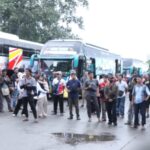 60 Bus Angkut 2.992 Pemudik Gratis dilepas Oleh Forkompinda Kota Tangerang di Terminal Poris pelawad