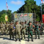 Upacara Pembukaan Patroli Terkoordinasi (Patkor) Seri I Tahun 2025 Satgas Pamtas Yonarmed 11 Kostrad Bersama Tentara Diraja Malaysia