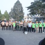 Polres Metro Tangerang Kota kerahkan Ratusan Personil Gabungan Kawal MAY DAY,Buruh Tangerang ke Jakarta