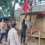 Polisi,TNI Dan Satpol-PP Tertibkan Puluhan Bendera Ormas di Tangerang