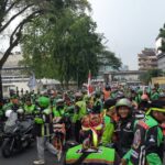 Ojol Sumut Apresiasi Polisi Kawal Aksi Damai Ojol