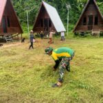 Satgas Pamtas Yonarmed 11 Kostrad Wujudkan Lingkungan Sehat di Perbatasan