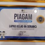 Lapas Kelas IIA Serang Raih Penghargaan Atas Keberhasilan Menggalakan Penyelundupan Narkoba Melalui Penitipan Makanan
