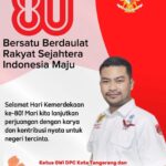 Ketua GWI Kota Tangerang Dan Pimpinan PT Media Bahri Sejahtera  Kobarkan  semangat Kemerdekaan ke -80