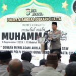 Polresta Bandara Sukarno-Hatta Menggelar Maulid Nabi Muhammad SAW 1447 Hijriah/2025 Masehi pada Jumat (5/9) Siang