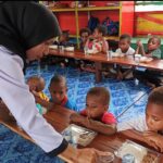 Satu Bulan di Daerah Penugasan,Satgas Yonif 123/Rajawali Hadirkan Taman Baca Untuk Anak Asmat