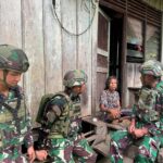 Anjangsana Satgas Yonif 521/DY,Wujud Kepedulian Dan Silaturahmi di Distrik Benawa Kabupaten Yalimo