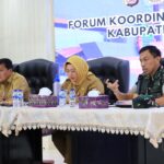 BUPATI TANGERANG MENERIMA KUJUNGAN LEMHANAS KE GEDUNG BUPATI TANGERANG.