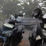 Diharapkan masyarakat dan para pengendara bermotor berhati, saat hujan deras.